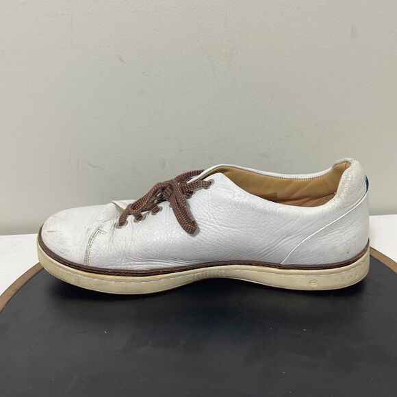 Royal Albartross Golf Shoes Men‎ Size 12 The Pontiac Spikeless White Leather - Picture 6 of 15